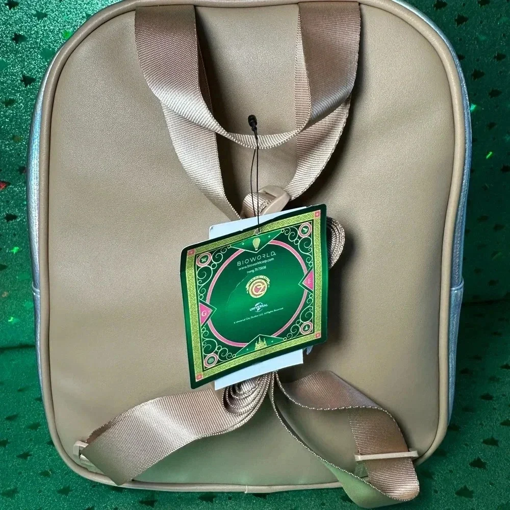🦋🩷💚Wicked Glinda-Inspired Iridescent Mini Backpack NWT